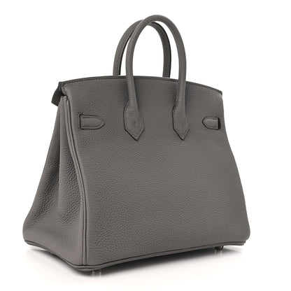 Hermes Togo Birkin 25 Etain 3 of 11