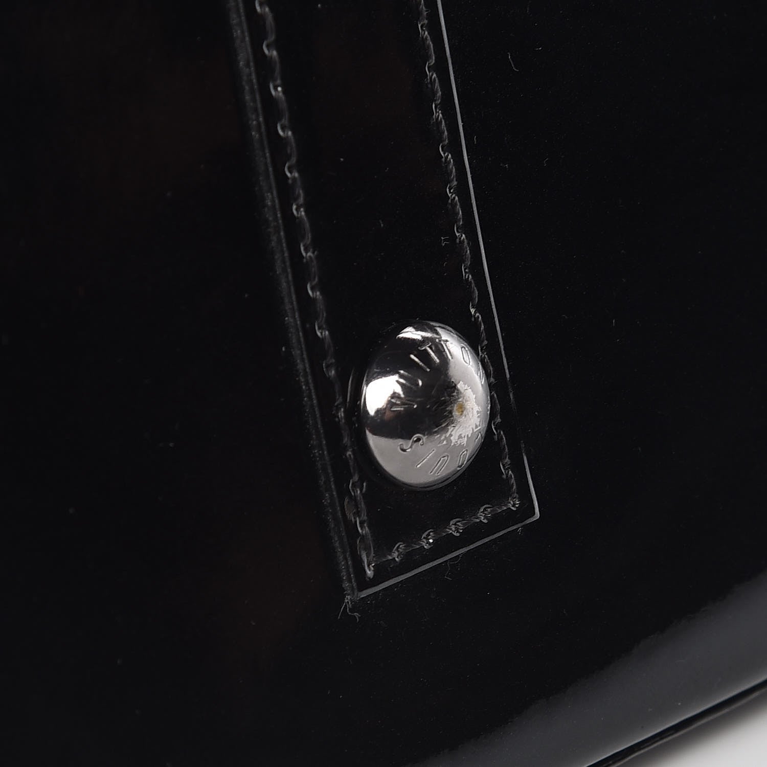 Louis Vuitton Vernis Alma GM Noir Magnetique 10 of 12