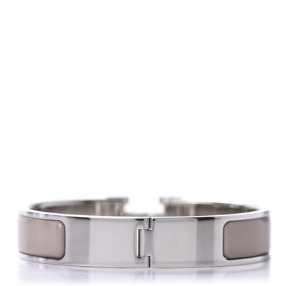 Hermes Enamel Narrow Clic Clac H Bracelet PM Marron Glace 3 of 7