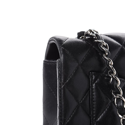 Chanel Lambskin Quilted Mini Rectangular Flap Black 14 of 16