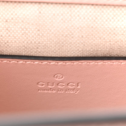 Gucci Calfskin GG Matelasse Small Slim Chain Shoulder Bag Perfect Pink Natural 6 of 10