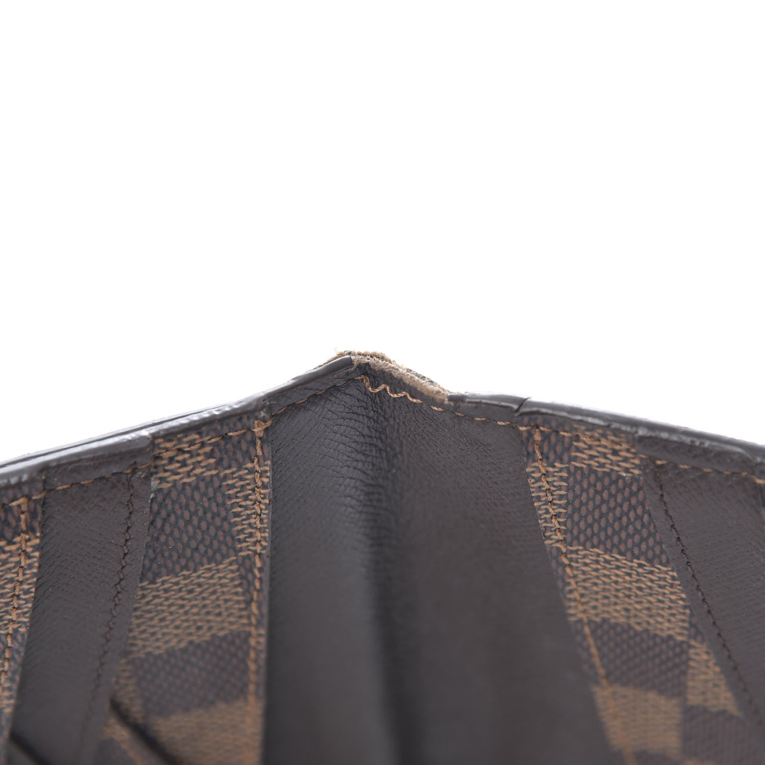 Louis Vuitton Damier Ebene Long Origami Wallet 9 of 12