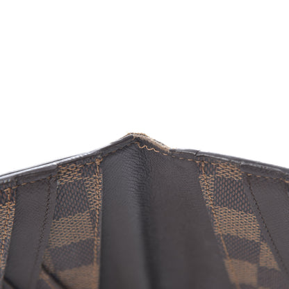 Louis Vuitton Damier Ebene Long Origami Wallet 9 of 12