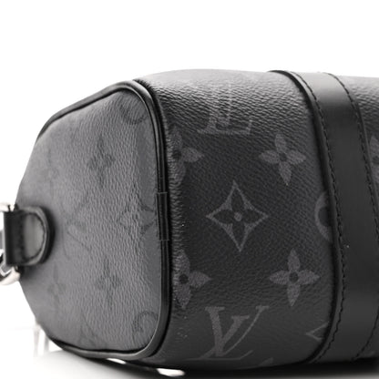 Louis Vuitton Reverse Monogram Eclipse Keepall XS Black 8 of 10