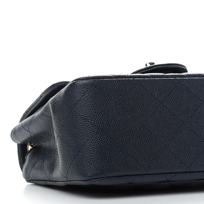 Chanel Caviar Quilted Mini Square Flap Navy 7 of 8