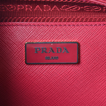Prada Saffiano Lux Medium Promenade Tote Peonia 6 of 20