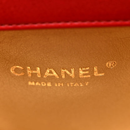 Chanel Lambskin Quilted Small Multiple Chain Flap Red 6 of 10