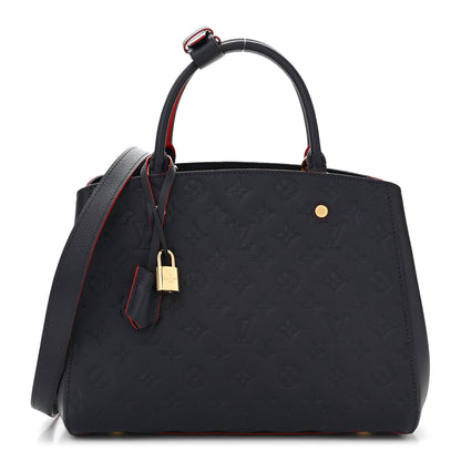 Louis Vuitton Empreinte Montaigne MM Marine Rouge 1 of 10