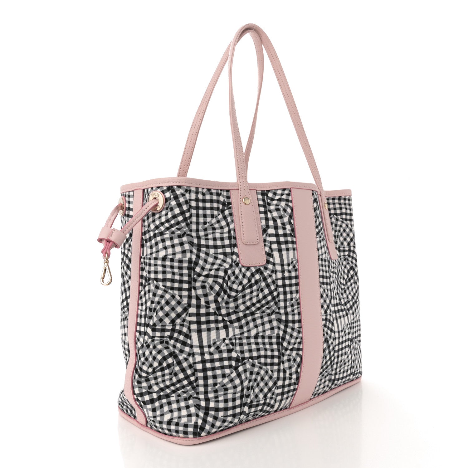 MCM Visetos Medium Liz Reversible Shopper Tote Powder Pink 6 of 16
