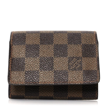 Louis Vuitton Damier Ebene Business Card Holder 1 of 10