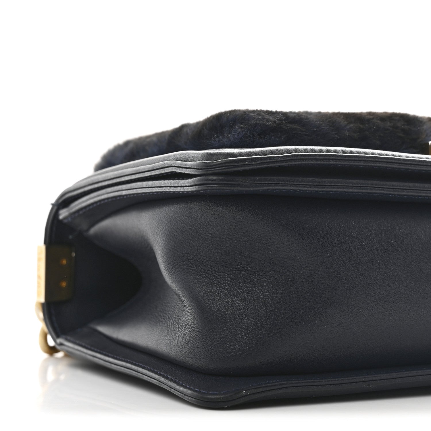 Chanel Orylag Medium Boy Top Handle Flap Navy 9 of 13
