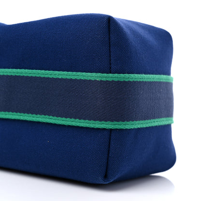 Hermes Canvas Small Bride-A-Brac Pouch Marine 9 of 10