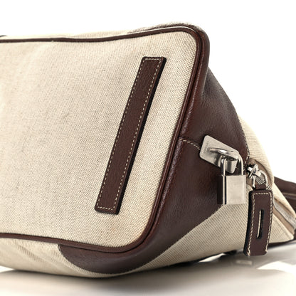 Prada Canapa Cinghiale Frame Bowler Brown 11 of 12