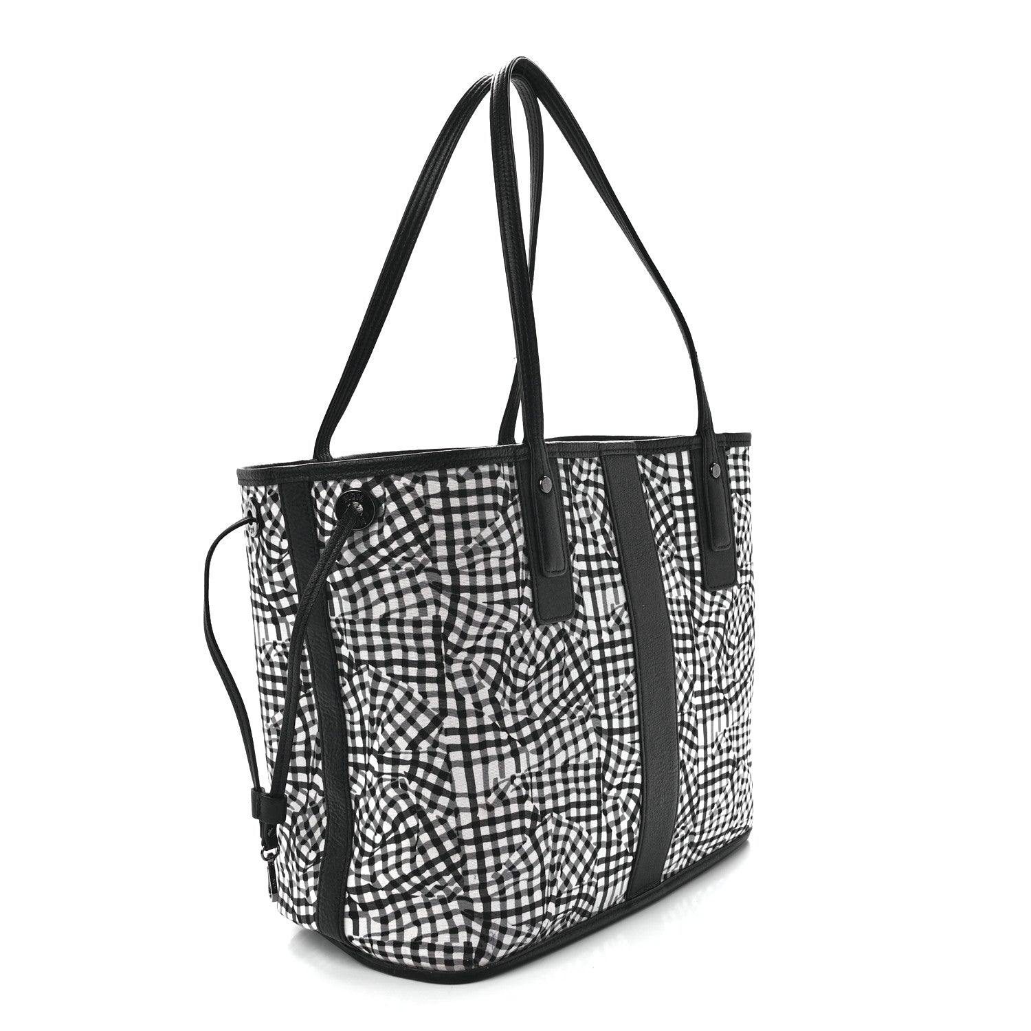 MCM Visetos Medium Liz Reversible Shopper Tote Black 5 of 18