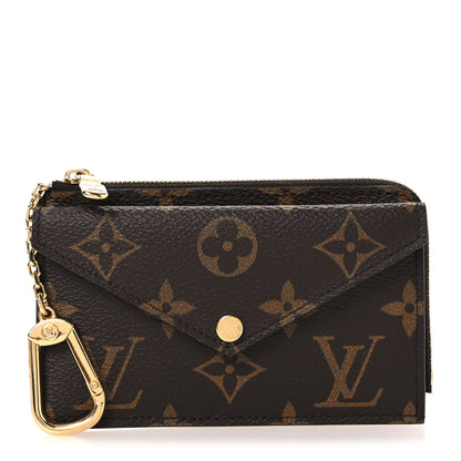 Louis Vuitton Monogram Recto Verso Card Holder Black 3 of 9