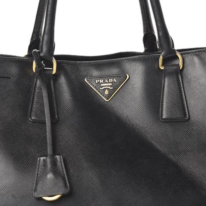 Prada Saffiano Lux Large Tote Black 9 of 12