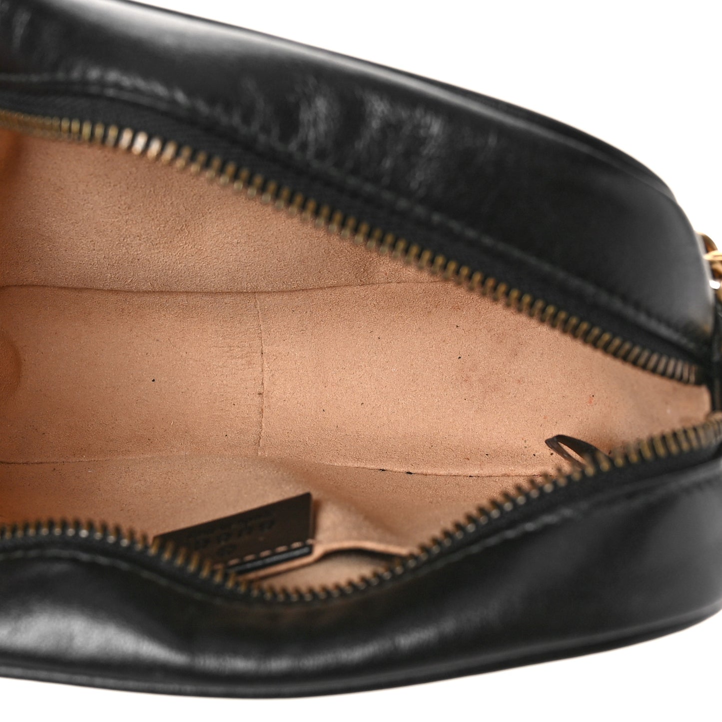Calfskin Matelasse Mini GG Marmont Chain Shoulder Bag Black