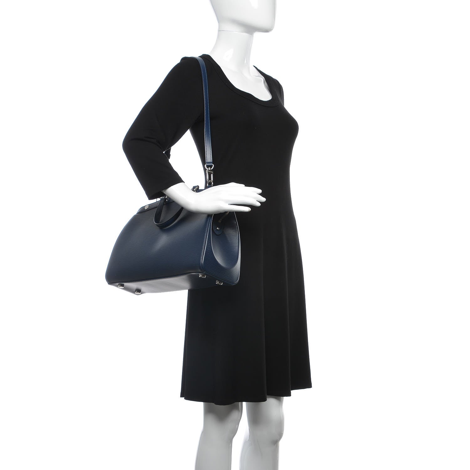 Louis Vuitton Epi Brea MM Indigo 2 of 7