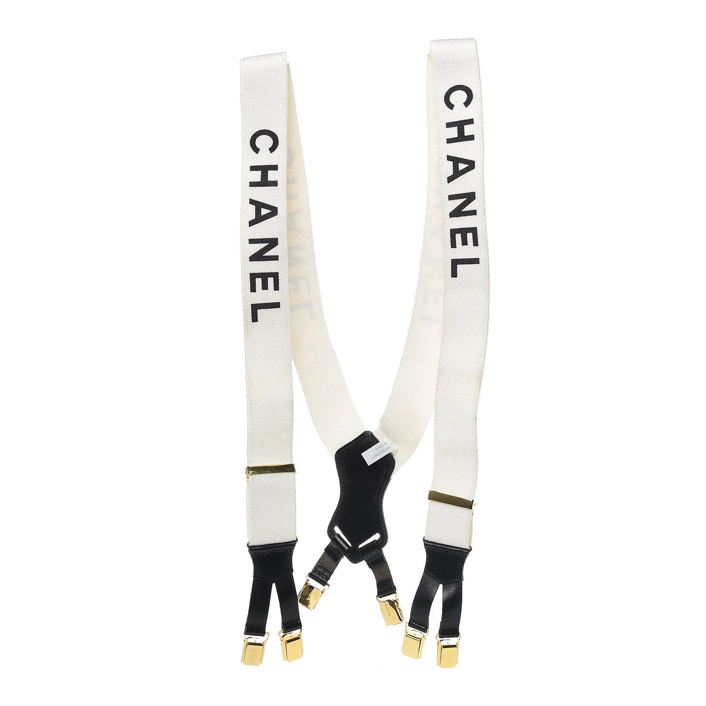 Logo Suspenders Black White