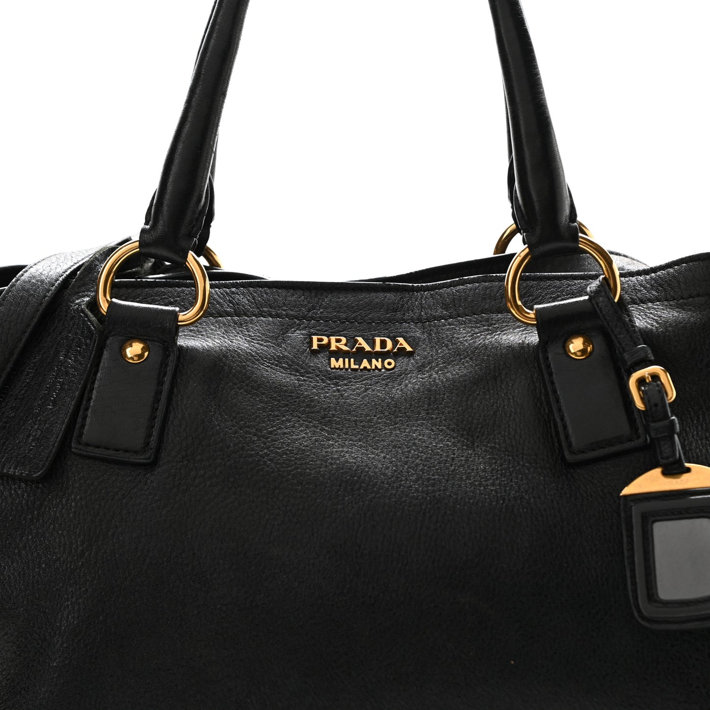 Vitello Daino Tote Black