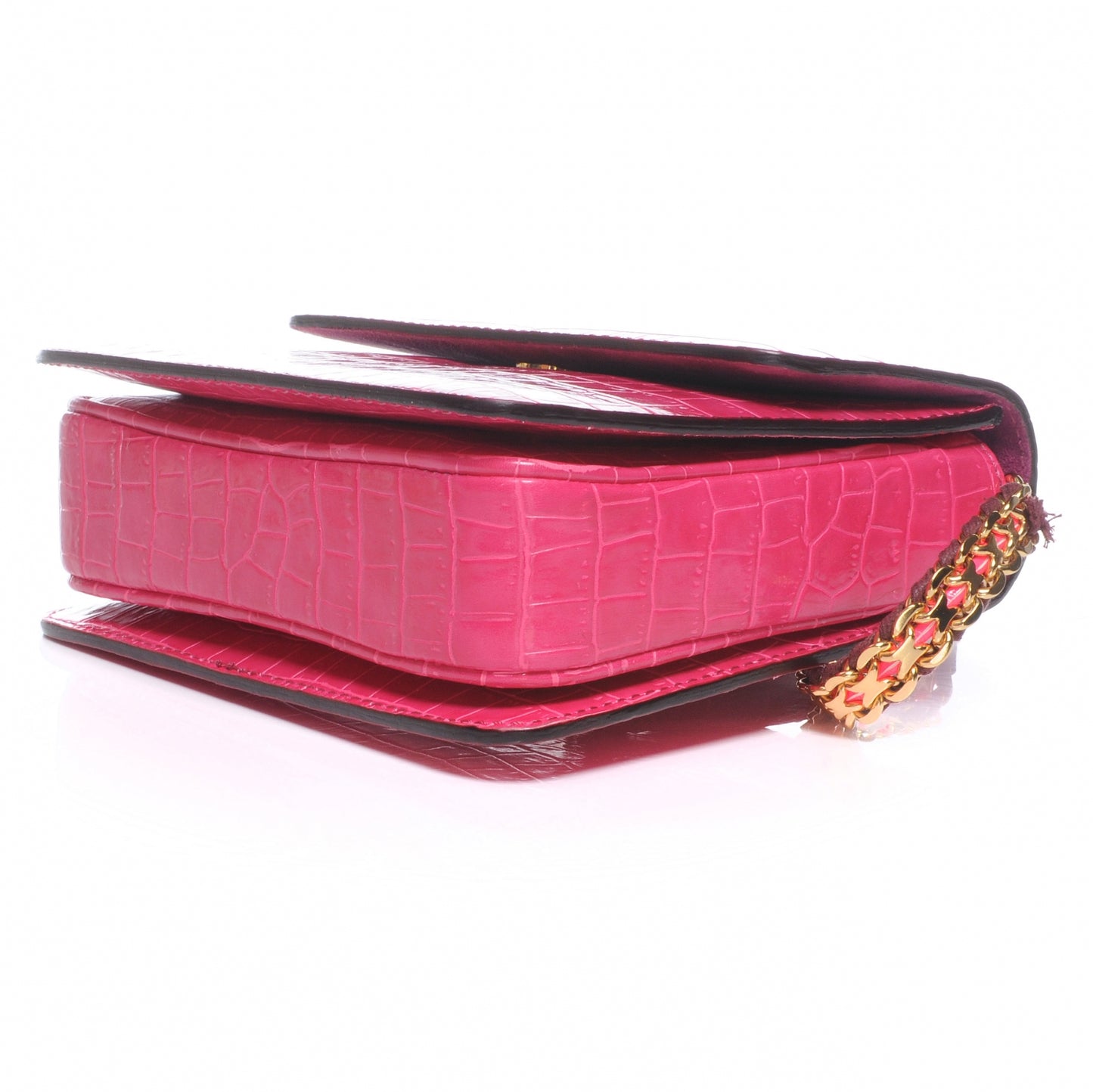Faux Croc Grace Pink