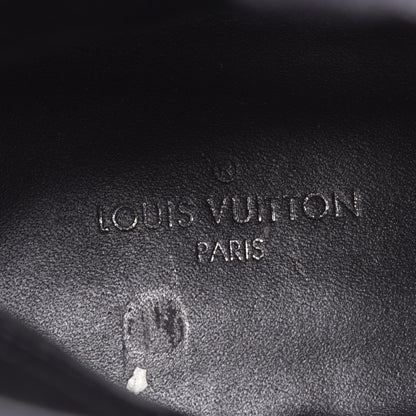 Louis Vuitton Suede Calfskin Monogram LV Black Heart Laureate Platform Desert Boots 38 Black 8 of 10
