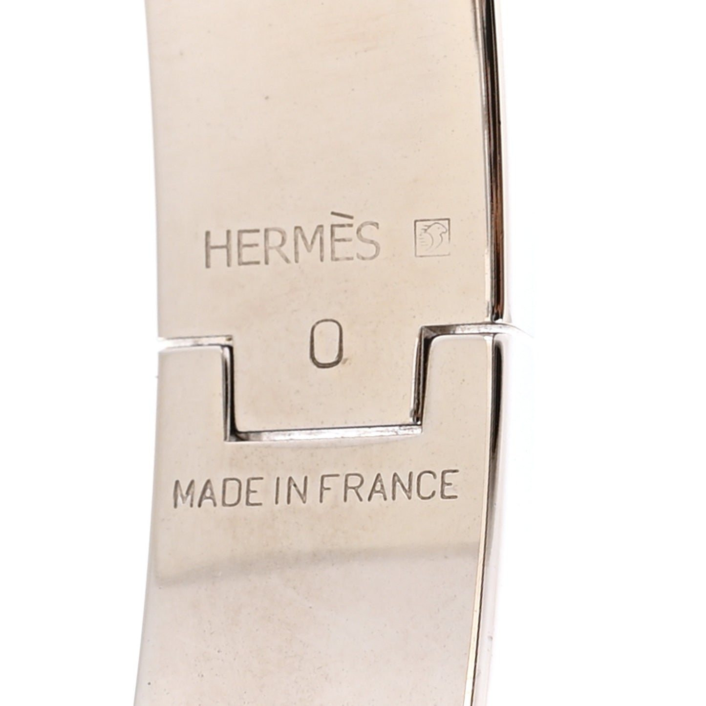 Enamel Narrow Clic Clac H Bracelet PM Black