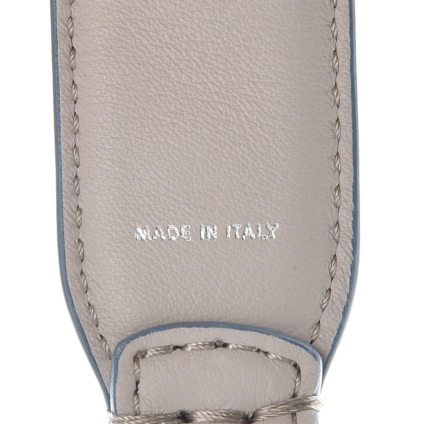 Vitello Dolce Plexiglass Studded Mini Strap You Grigio Polvere Multicolor