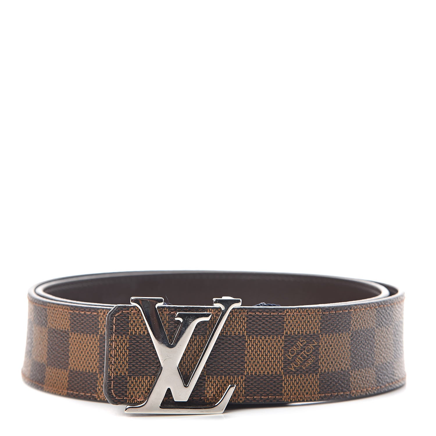 Louis Vuitton Damier Ebene 40mm LV Initiales Belt 90 36 1 of 7