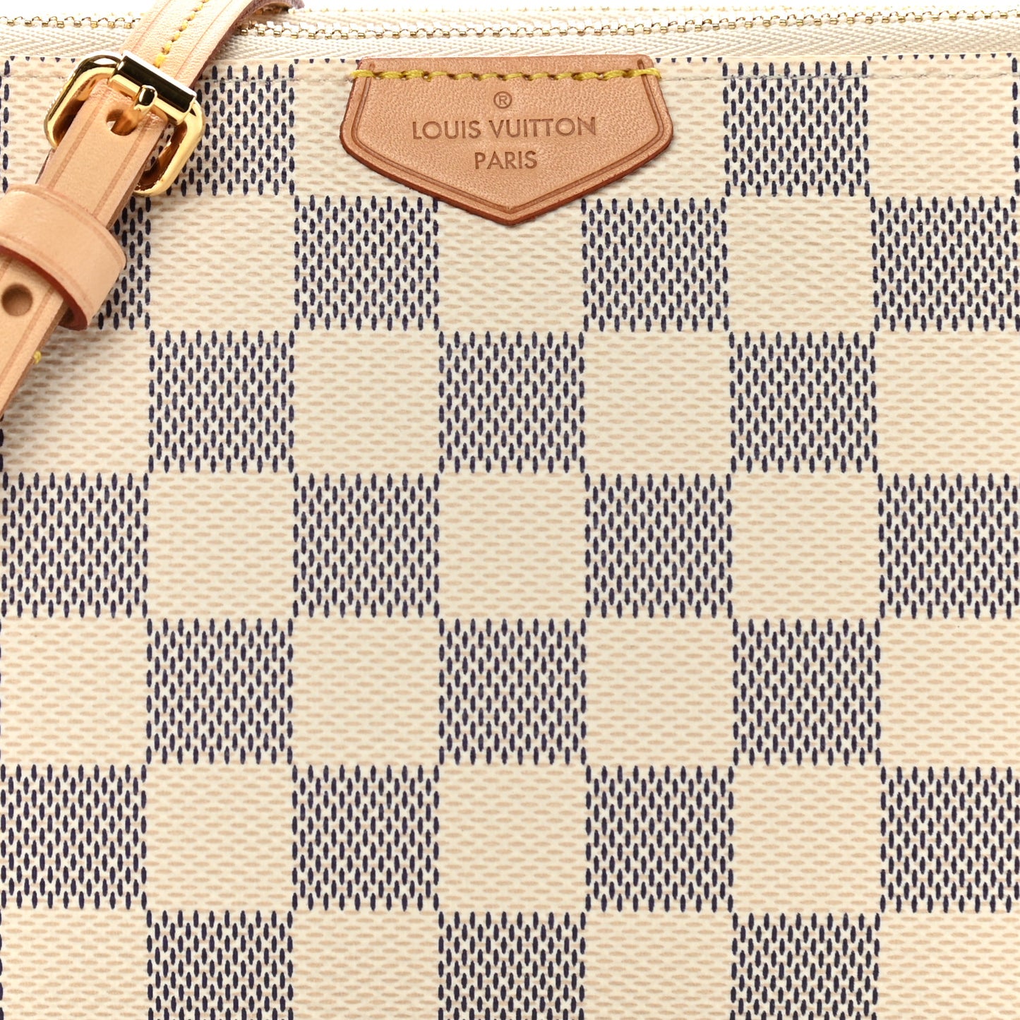 Damier Azur Double Zip Pochette