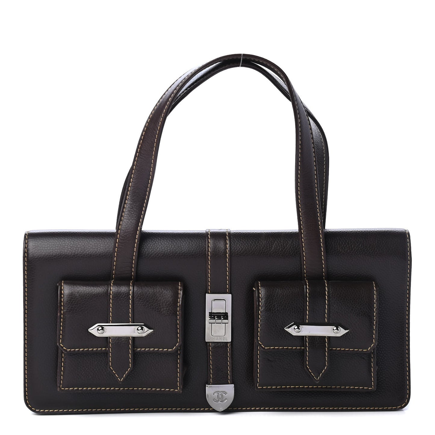 Caviar Mademoiselle Flap Brown