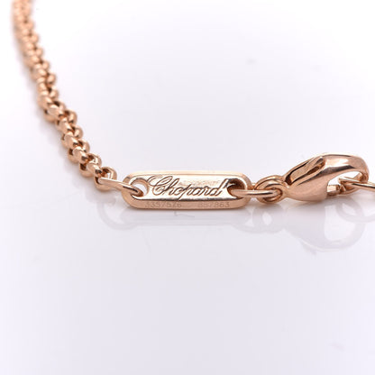 Chopard 18K Rose Gold Diamond Good Luck Charms Eye Bracelet 7 of 8