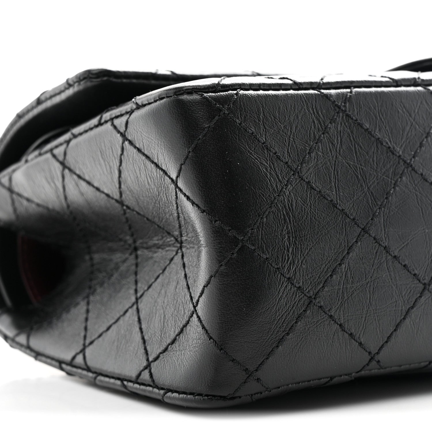 Chanel Aged Calfskin Quilted 2.55 Reissue 225 Flap Black 9 of 10