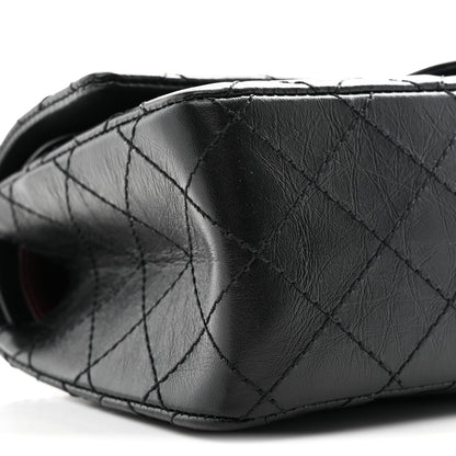 Chanel Aged Calfskin Quilted 2.55 Reissue 225 Flap Black 9 of 10
