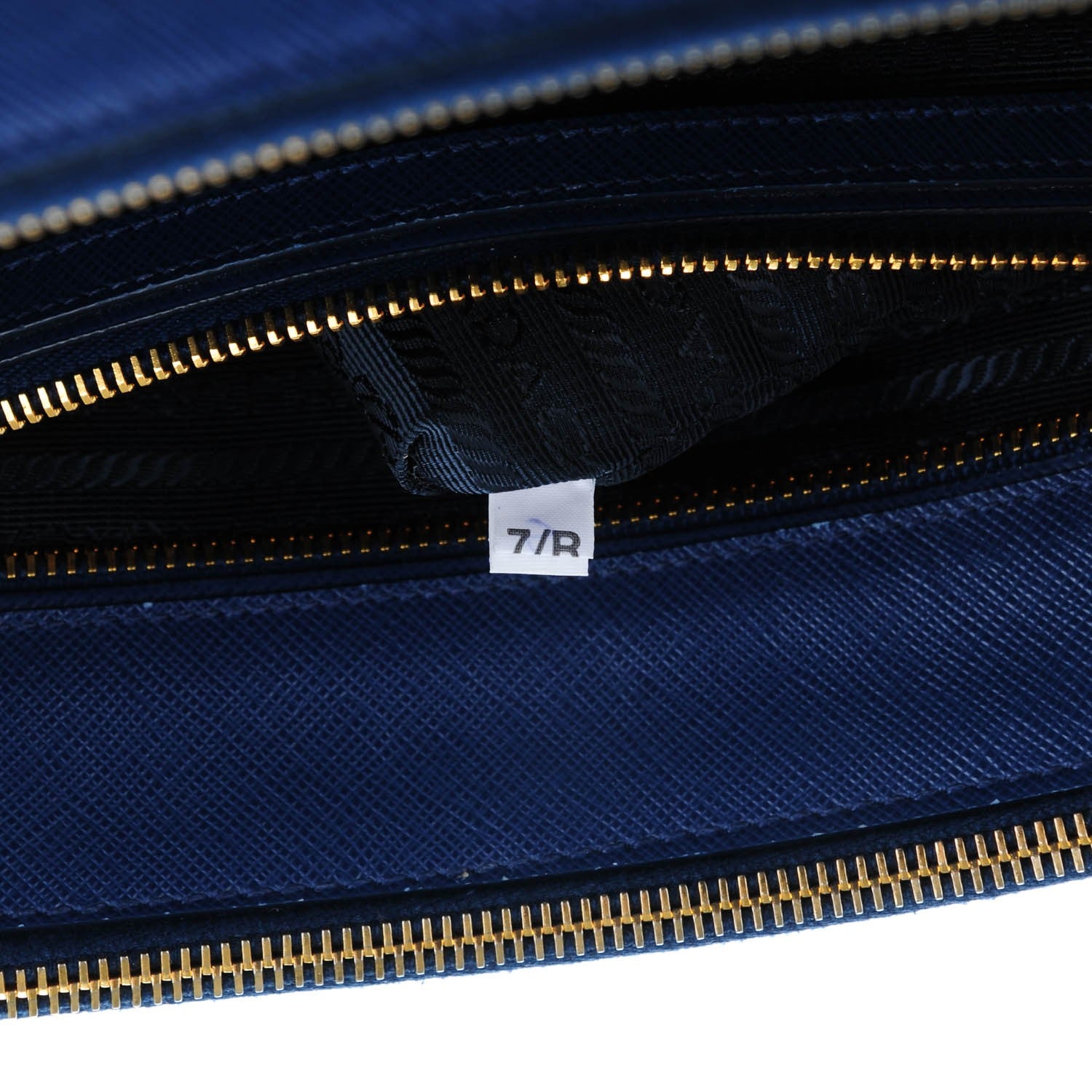 Prada Saffiano Lux Galleria Front Pocket Tote Bluette Cobalto 8 of 9