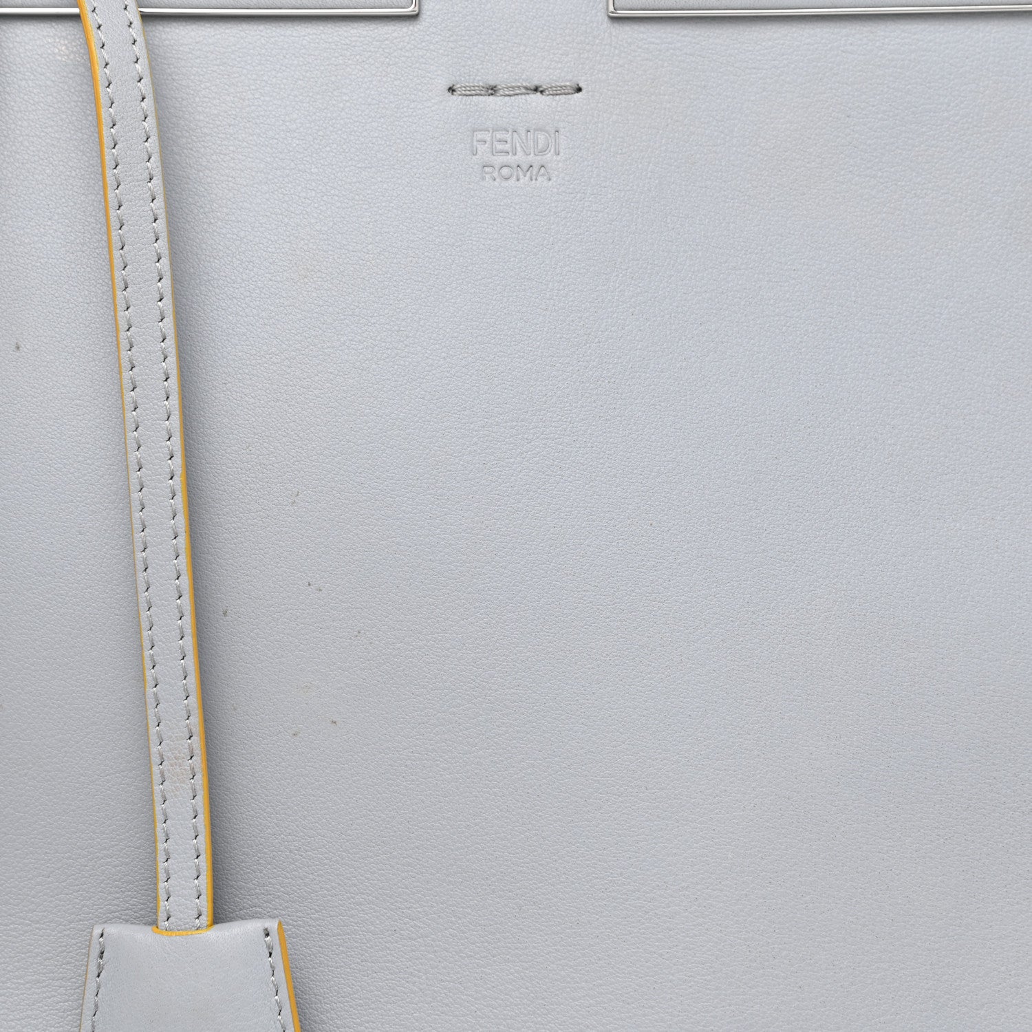 Fendi Vitello Dolce Century Petite 3Jours Tote Ardesia 6 of 20