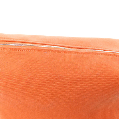 Hermes Canvas Small Bride-A-Brac Pouch Orange Burgundy 11 of 11