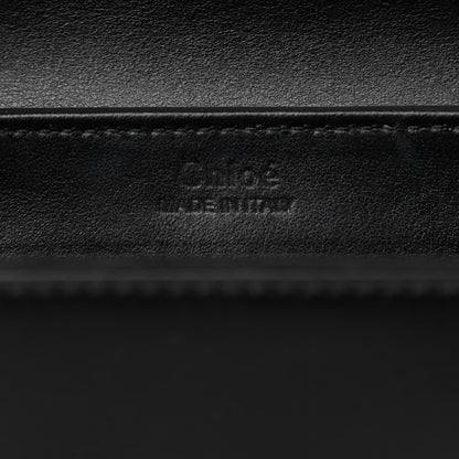 Chloe Shiny Calfskin Suede Mini C Double Carry Black 6 of 9