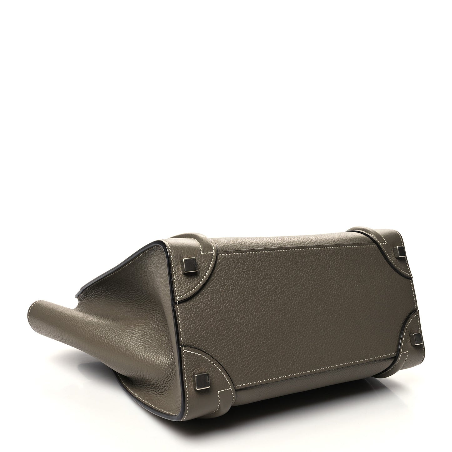 Drummed Calfskin Micro Luggage Souris