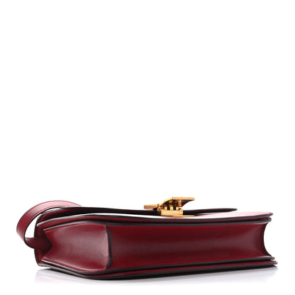 Celine Box Calfskin Medium Classic Box Flap Bag Red 4 of 9