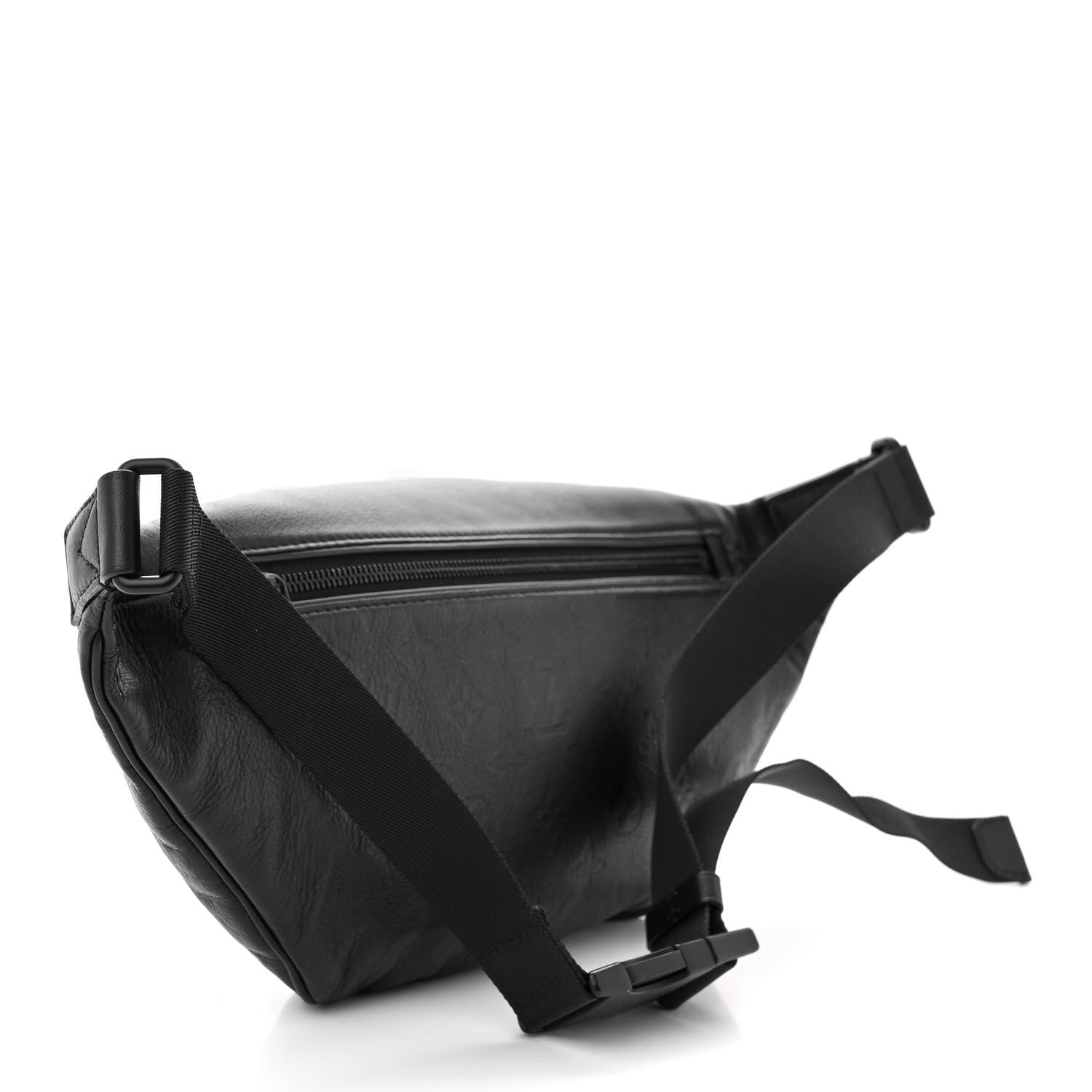 Louis Vuitton Calfskin Monogram Shadow Discovery Bumbag Black 3 of 10