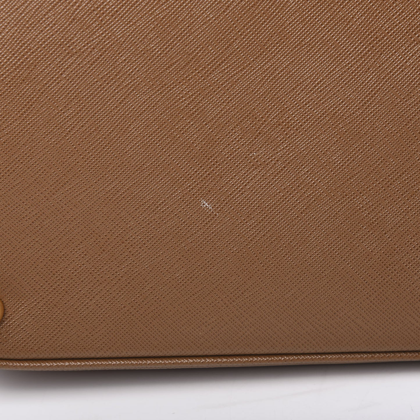 Saffiano Large Galleria Double Zip Tote Cannella