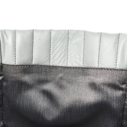 Chanel Lambskin Vertical Quilted Large Mademoiselle Tote Light Green 22 of 23