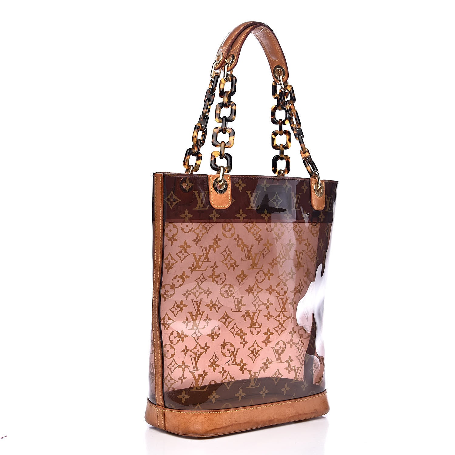 Louis Vuitton Vinyl Cabas Sac Ambre MM 3 of 13