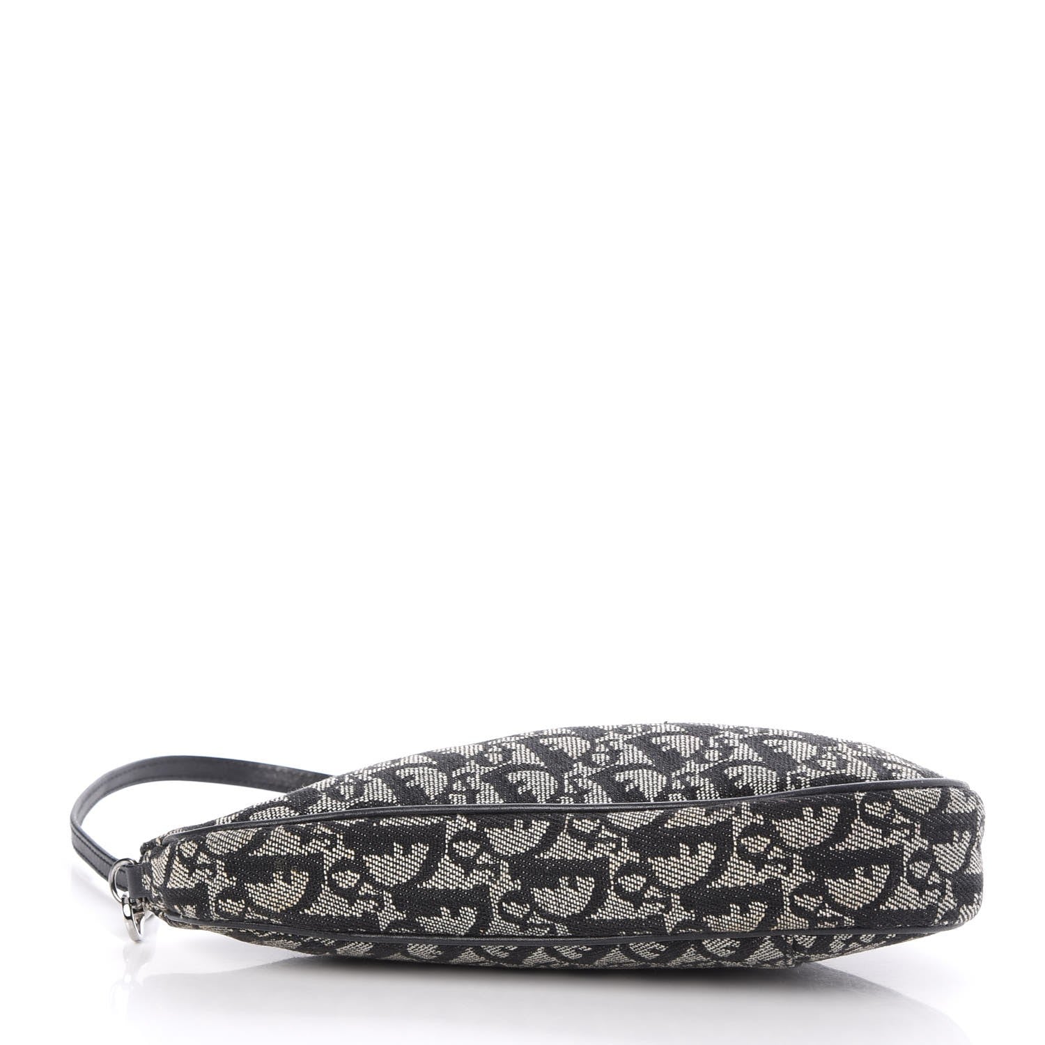 Christian Dior Monogram Mini Saddle Pochette Navy 4 of 7