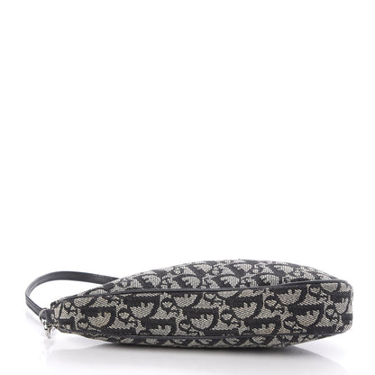 Christian Dior Monogram Mini Saddle Pochette Navy 4 of 7
