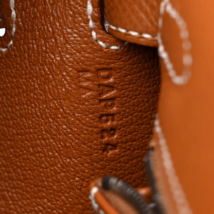 Hermes Epsom Kelly Sellier 25 Gold 7 of 10