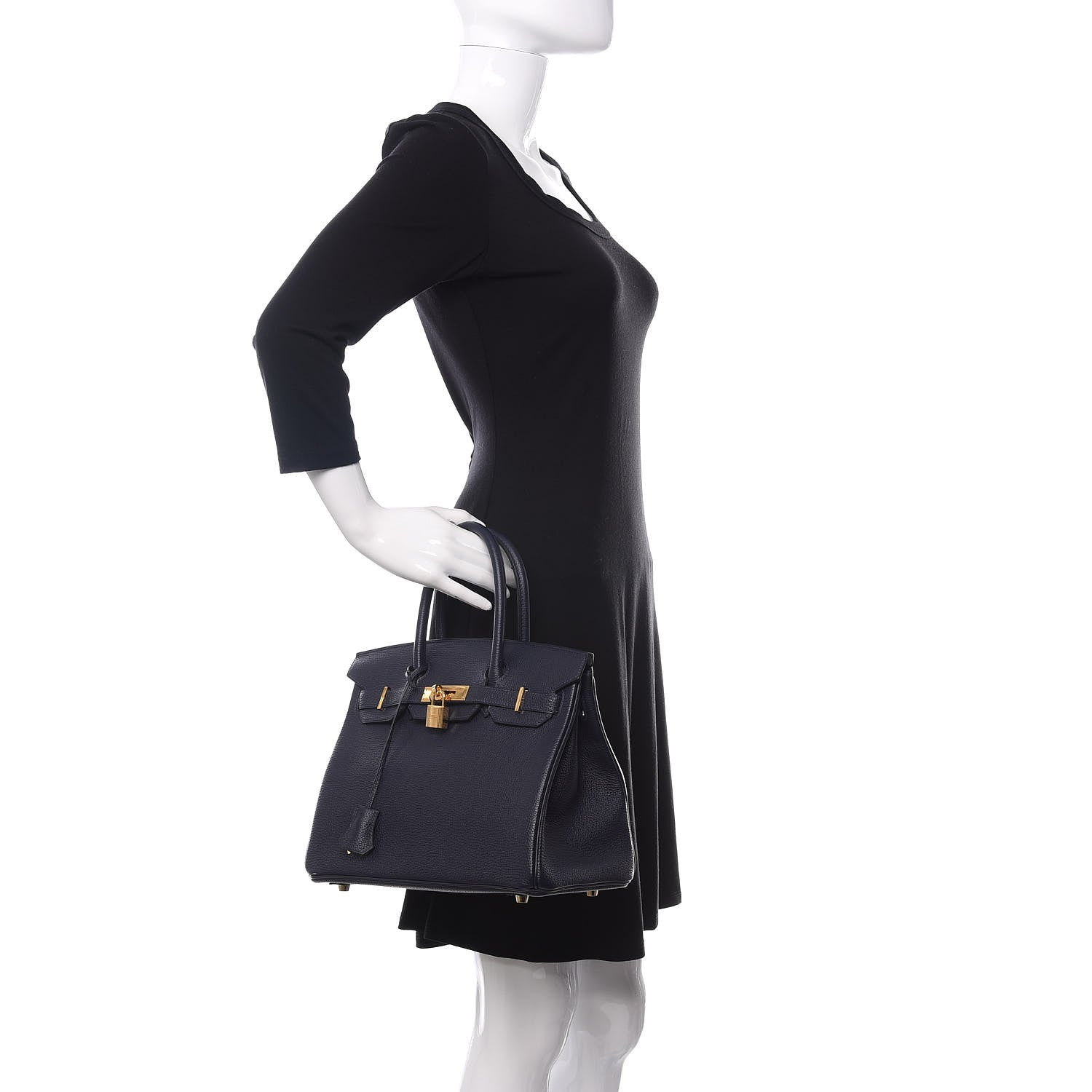 Hermes Togo Birkin 30 Bleu Nuit 2 of 11