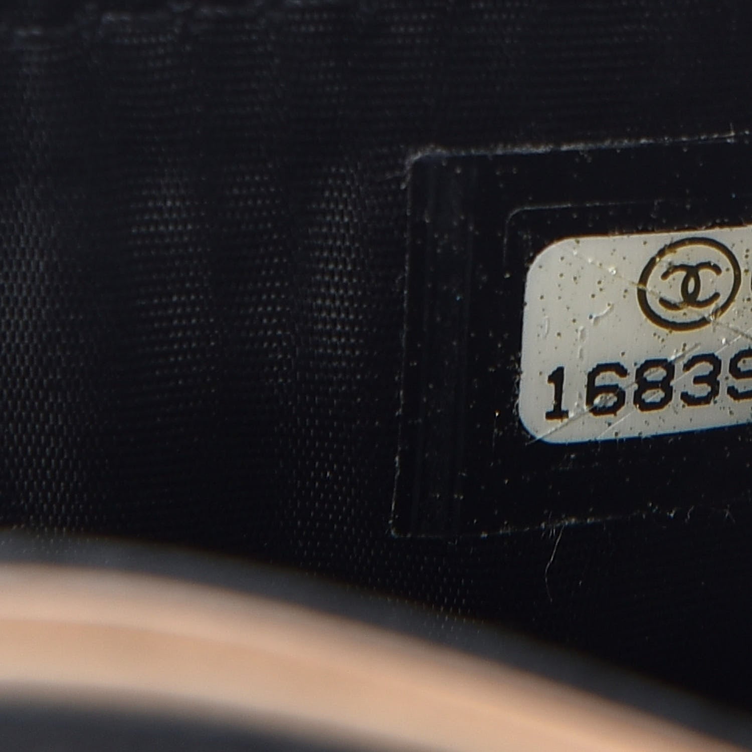 Chanel Lambskin Camellia Embossed Card Holder Black 7 of 8