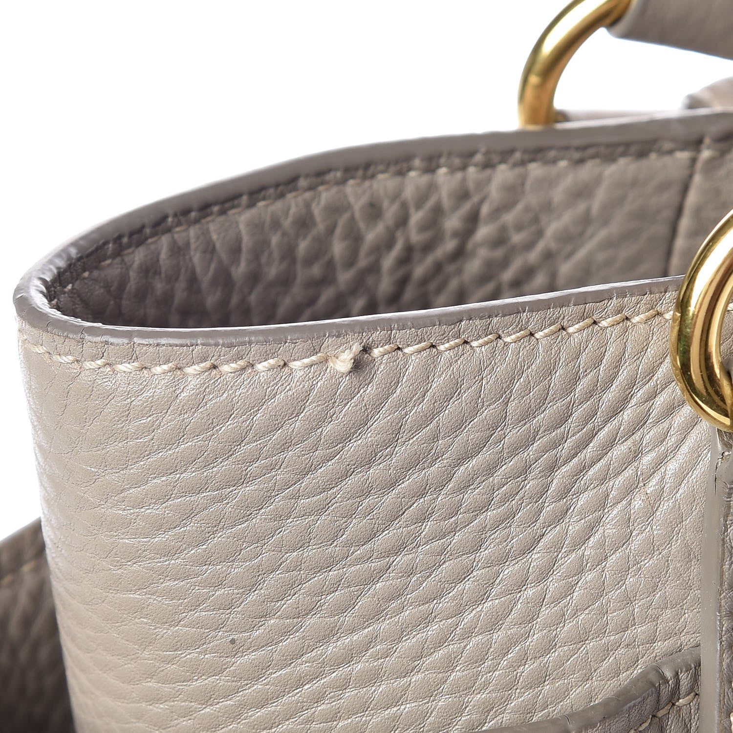 Prada Vitello Daino Side Pocket Hobo Pomice 17 of 17